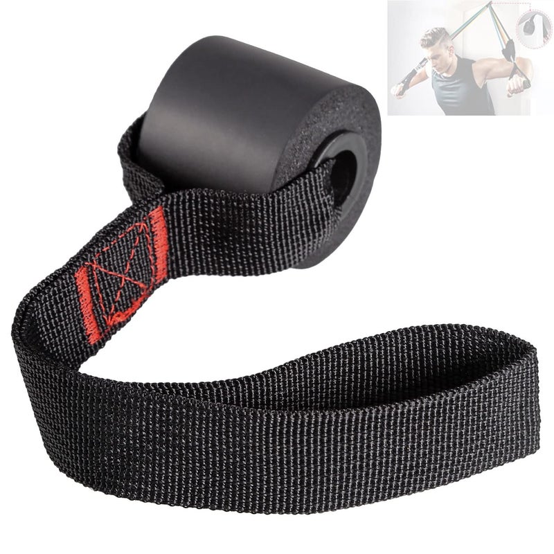 EddHomes Resistance Bands Door Anchor Attachment Secure Door Anchor Heavy Duty Door Anchor for Resistance Bands Door Jamb Anchor Fitness Workout Band Door Anchor (Larger/Won't Damage Door) - Image 1